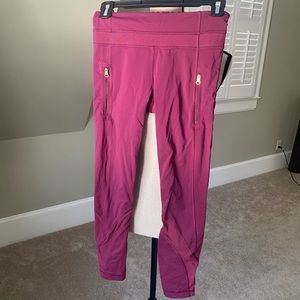 Lululemon running tights 3/4 length size 4